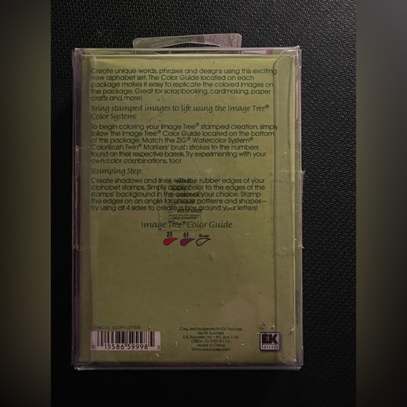 🔥Image Tree Wooden Block Rubber Stamps NIB - Picture 9 of 9